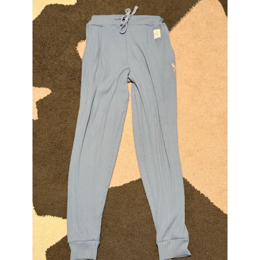 Women's Disney Light Blue Ribbed Minnie Mouse Hoodie and Jogger Set XS - Picture 9 of 16